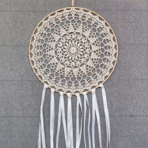 Crochet Pattern Dreamcatcher, Crochet Mandala Pattern, Crochet Pattern, Boho home decor, Wall decor, Mandala Doily Pattern, DIY crochet