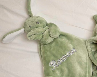 Babies personalised bunny comforter