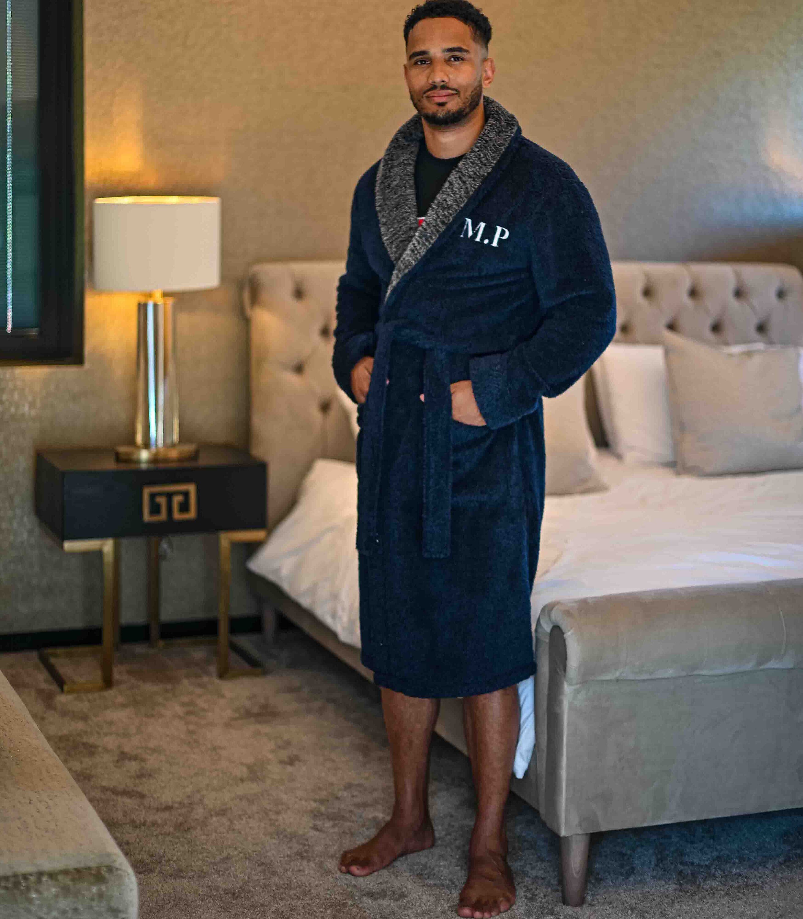 personalised robe mens