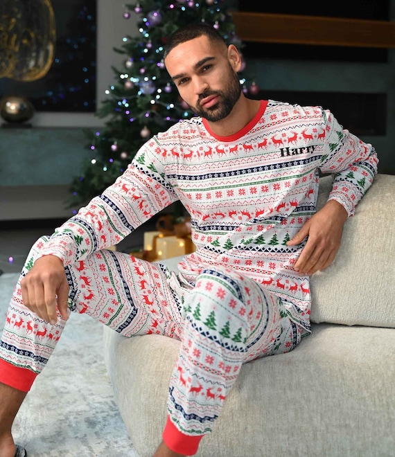 Pyjama Noël côtelé pour homme - Pyjama D'Or