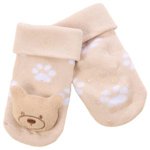 Baby Teddy Bär Rassel Socken