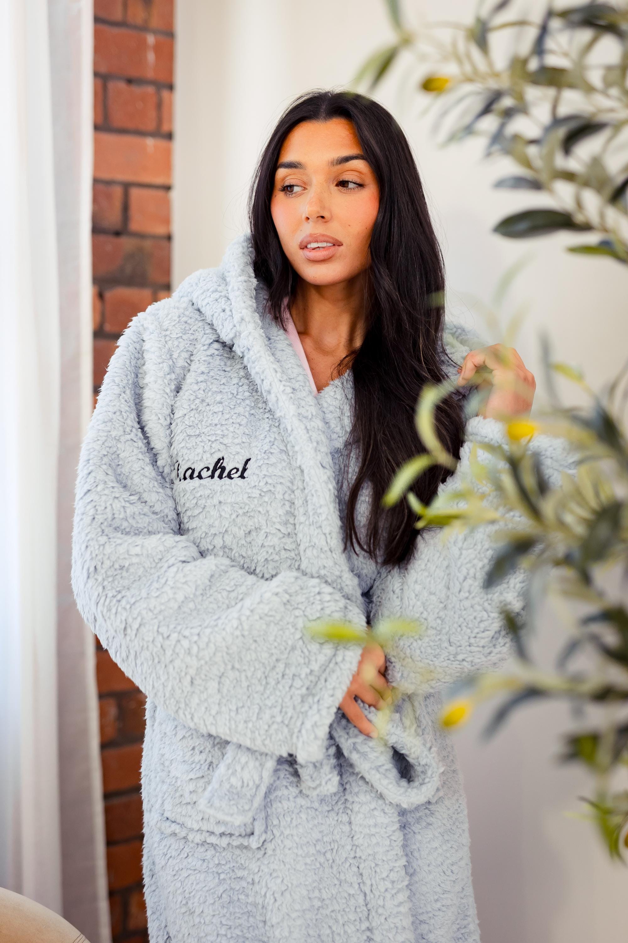 Ladies Fleece Dressing Gown - Etsy