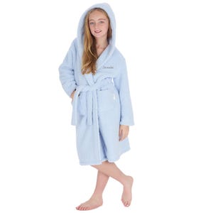Girls premium personalised dressing gown