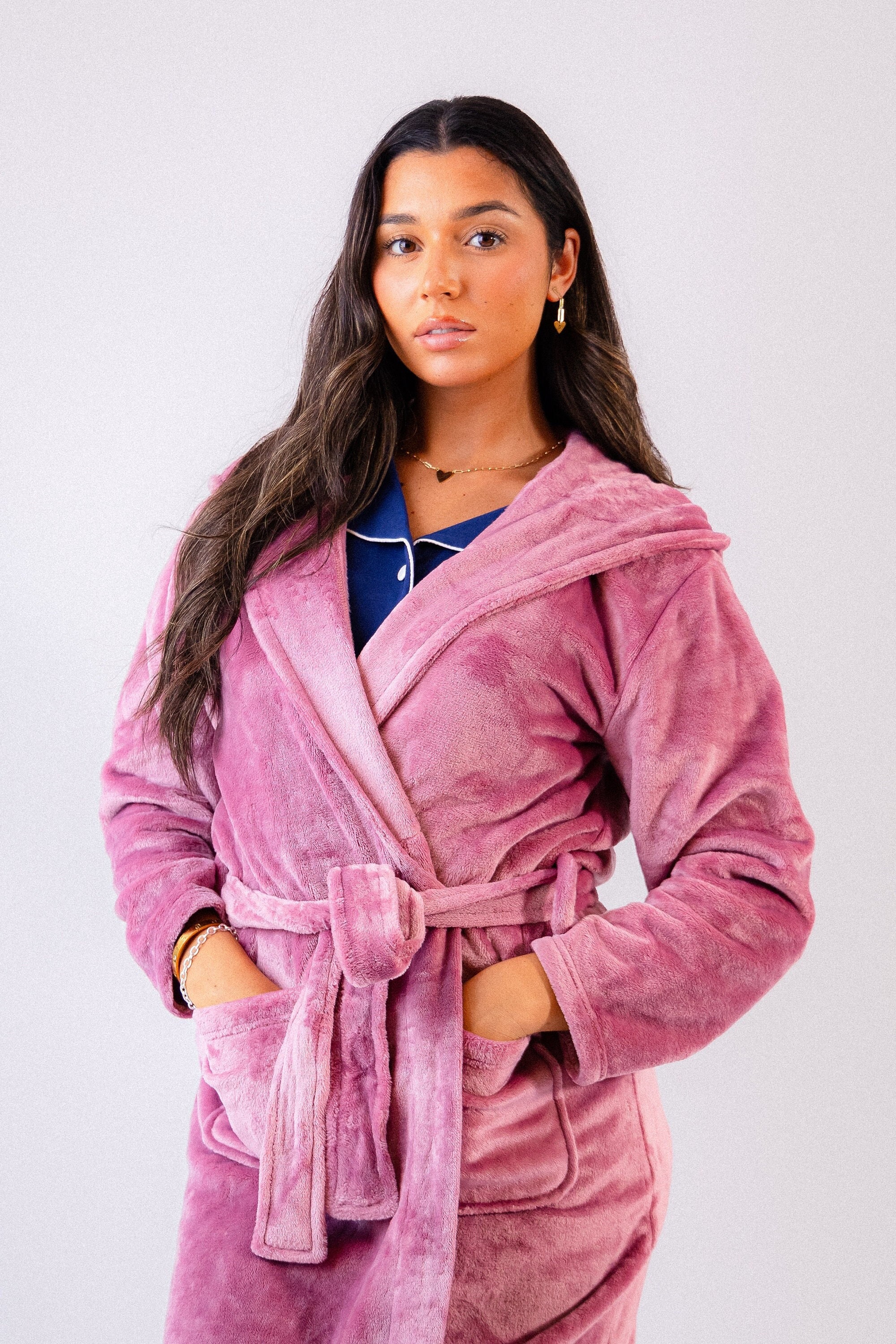 Ladies Fleece Dressing Gown - Etsy