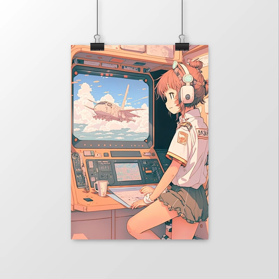 Lofi Anime Poster, Lofi Wall Art, Lofi Digital Print, Lofi City Poster ...