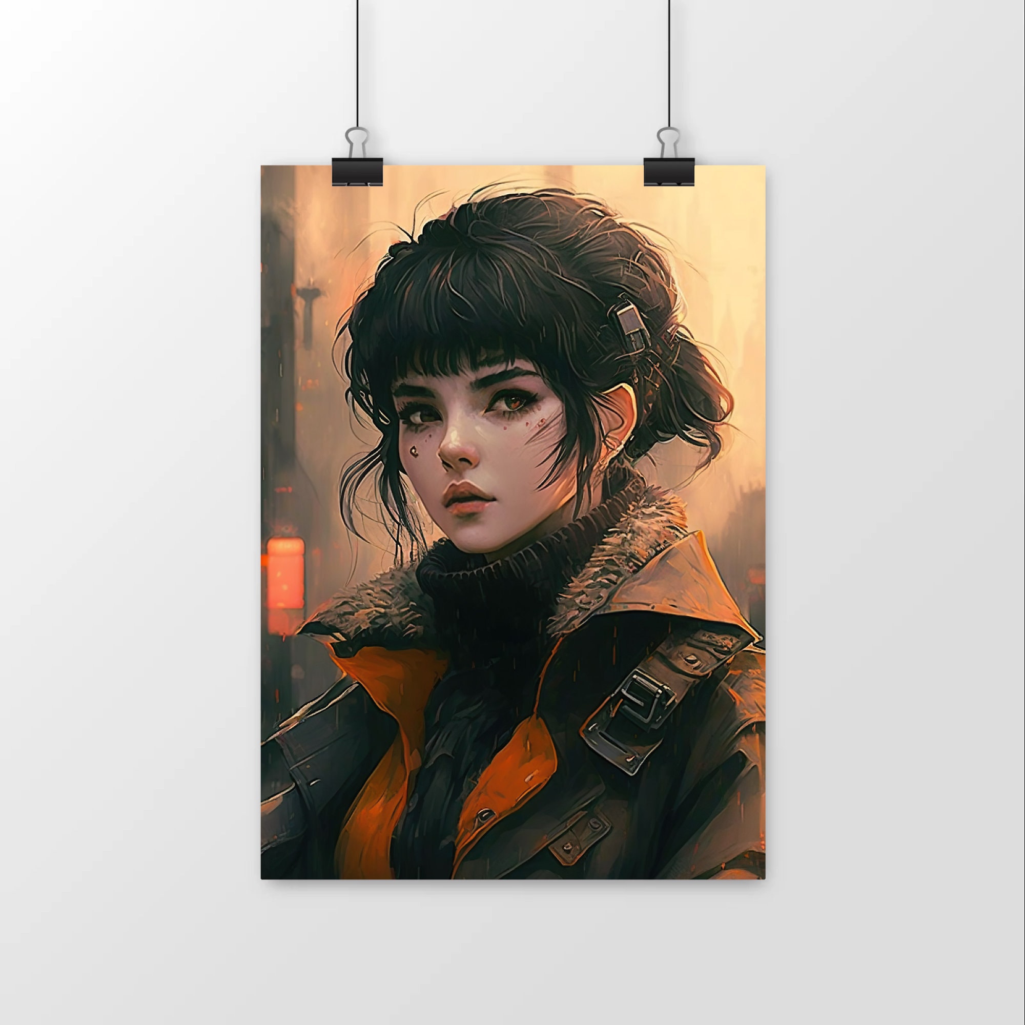 Anime Poster / Portrait Poster Girl Manga / Anime Lofi / Anime