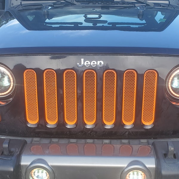 Jeep Grill Inserts Etsy