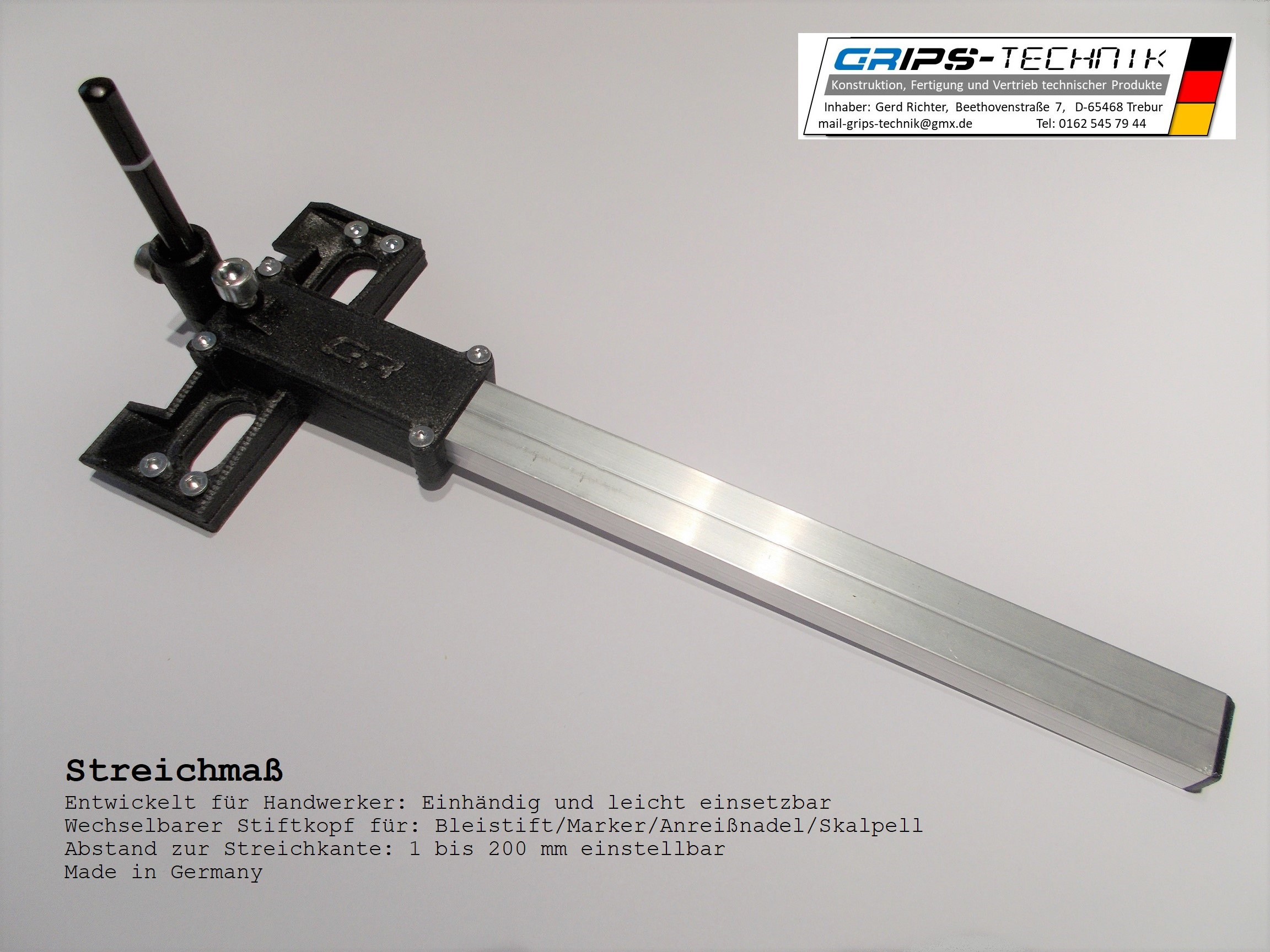 Buy Marking Gauge With Interchangeable Pin Head for Craftsmen Online in  India - Etsy