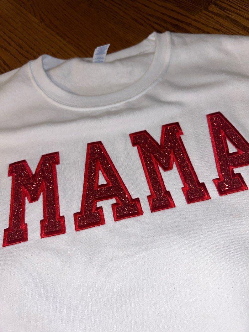 Checkered Mama Crewneck
