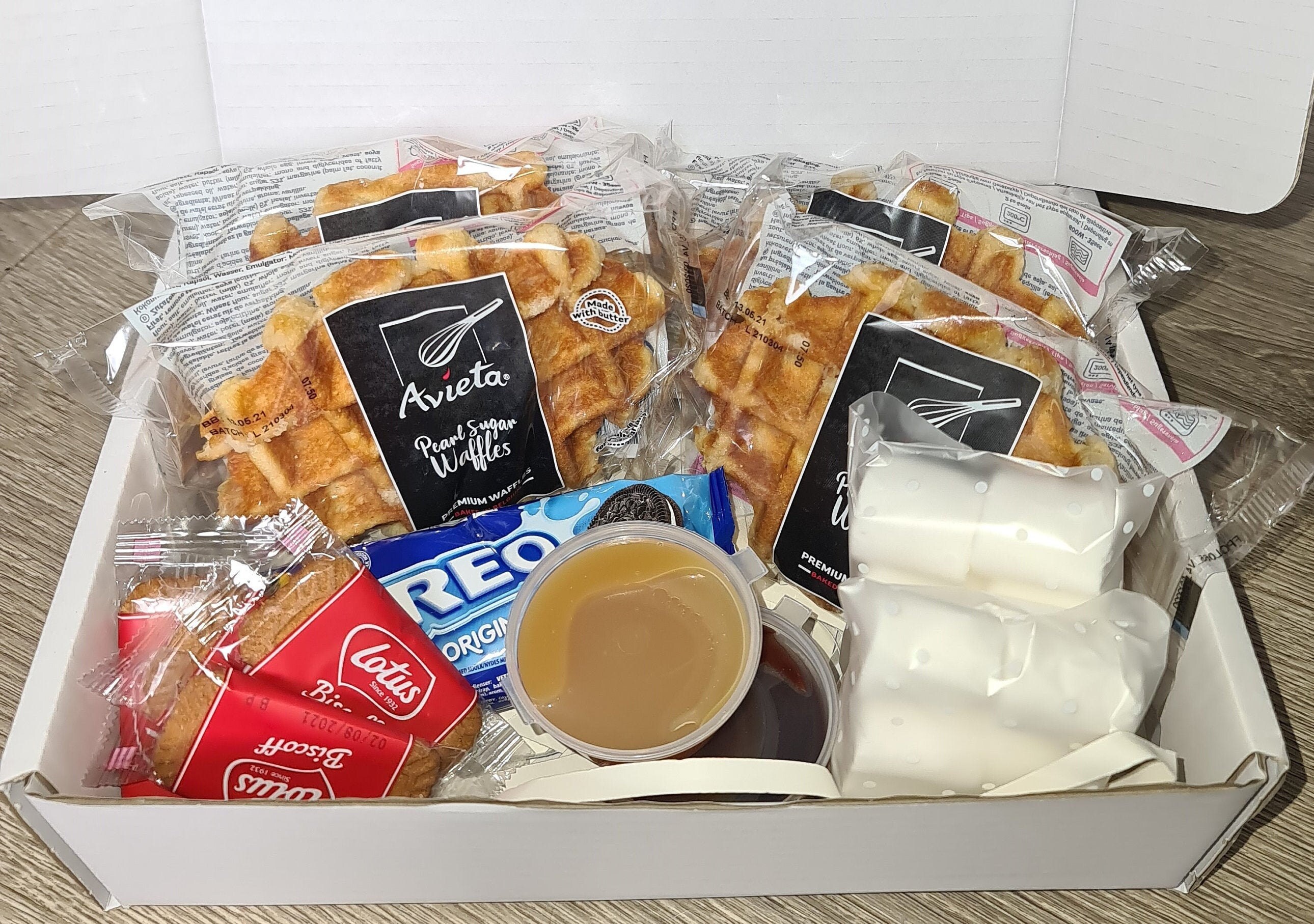 Waffle Gift Box Hamper Etsy.de