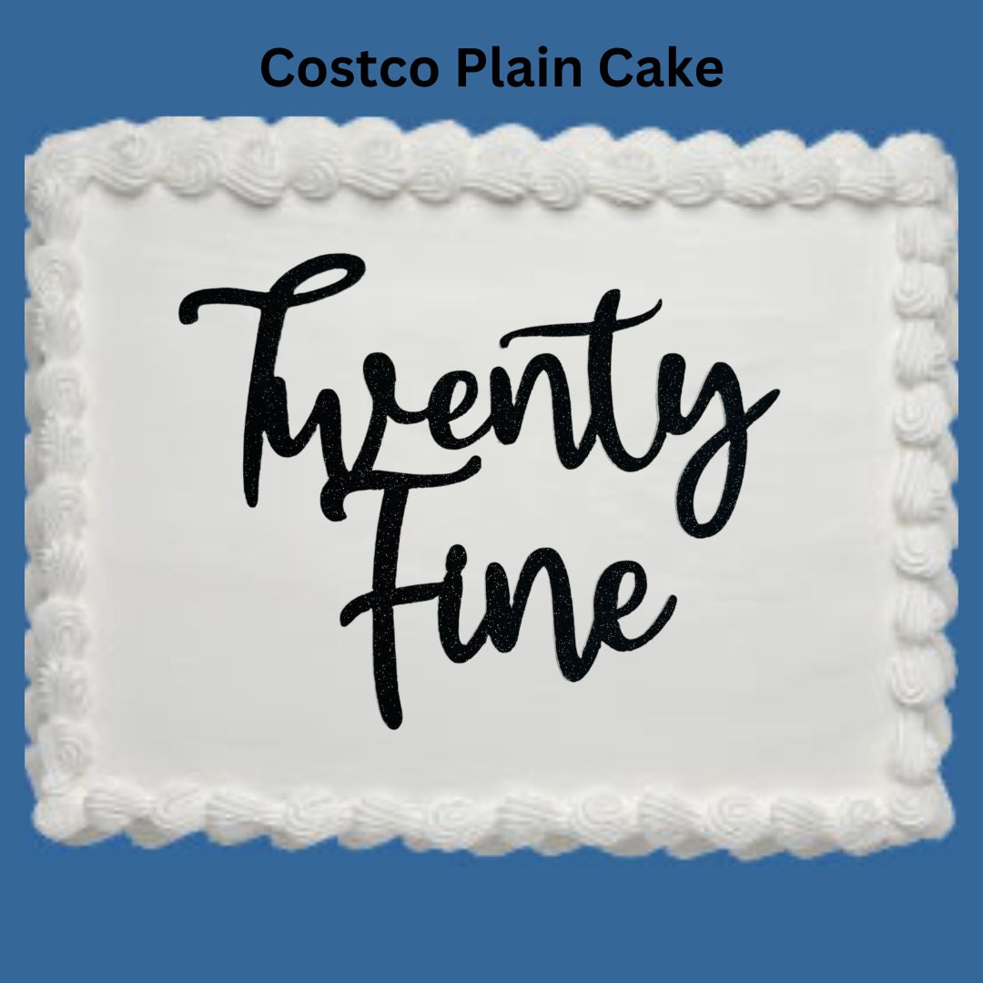 COSTCO Cake Topper, Sheet Cake Topper, Happy Birthday Sheet Topper ...