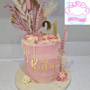 Cake Name charm, cake charm name, custom cake charm. personalised cake charm, mirror cake charm, age cake charm image 5