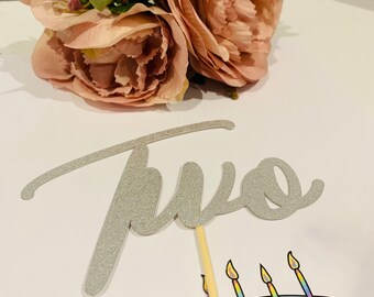 2nd Birthday Decorations Set | 'Have Your Cake And Eat It Two' Banner & Cake Topper For Boy Or Girl