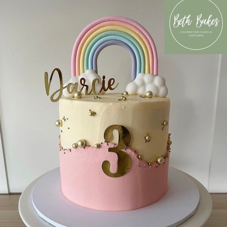 Cake Name charm, cake charm name, custom cake charm. personalised cake charm, mirror cake charm, age cake charm image 6