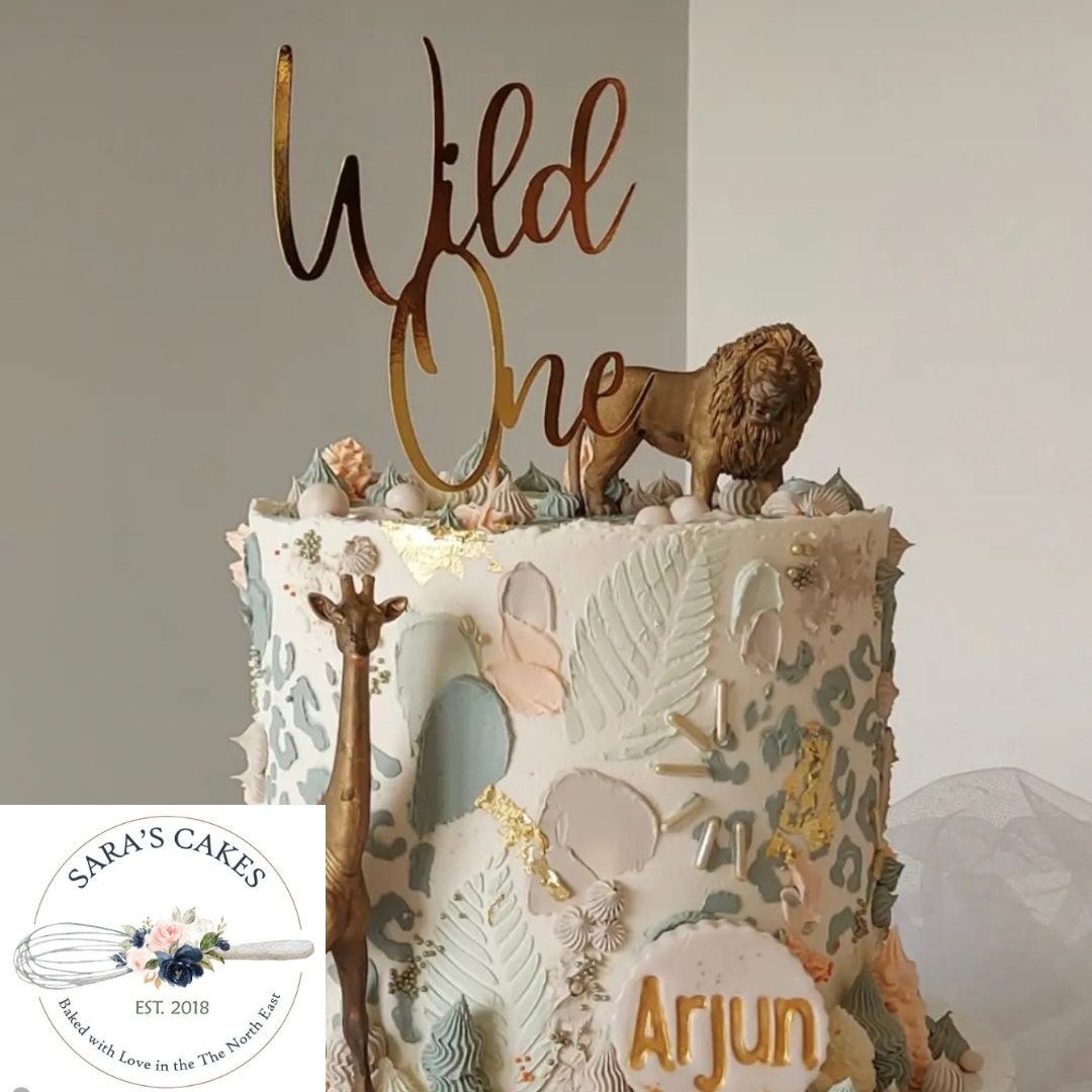 Wild One Cake Topper, 1st Birthday Cake Topper, One Cake Topper ...