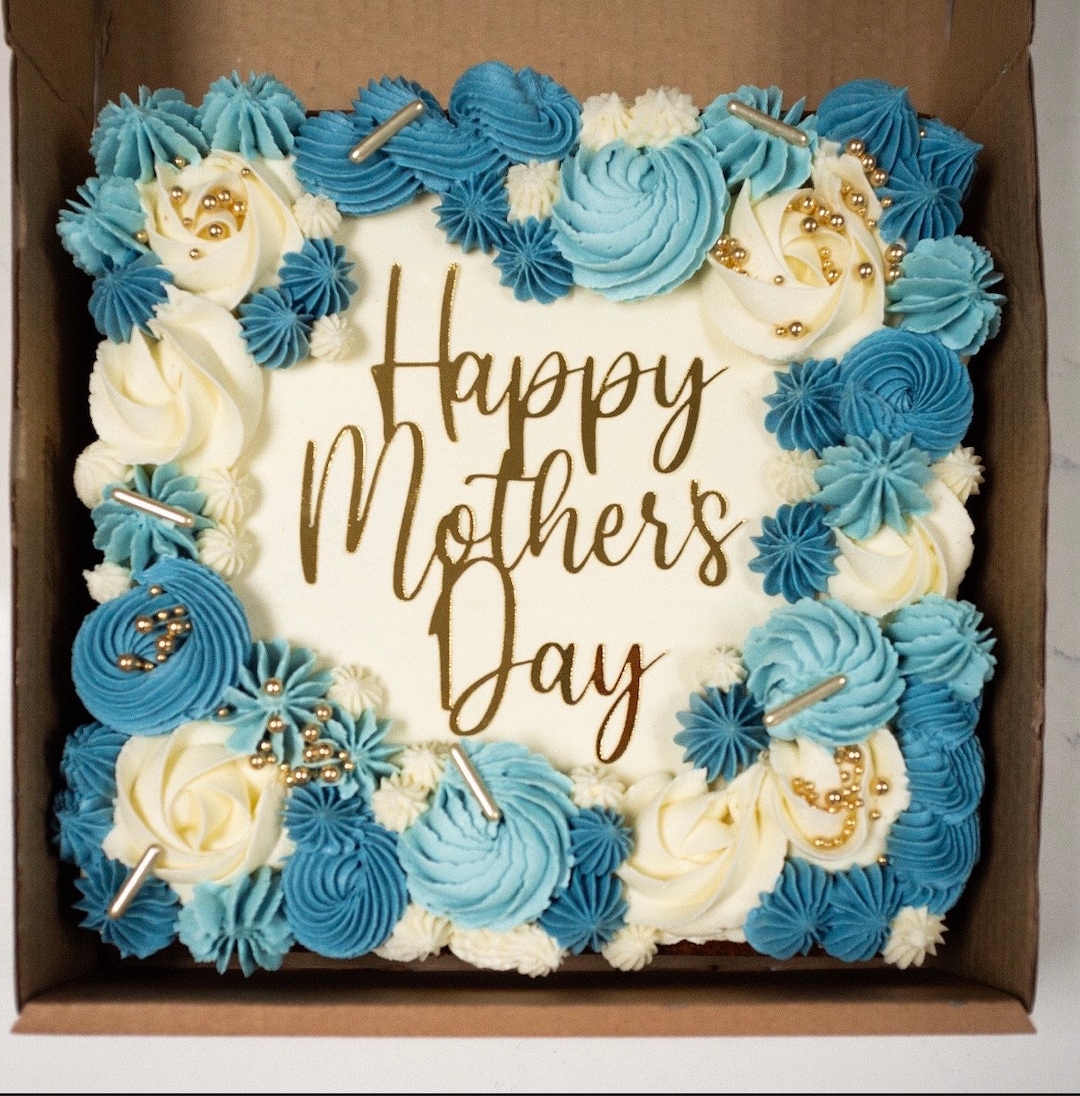 Happy Mother’s Day Sheet Cake Charm, Mother’s Day Sheet Topper, Custom