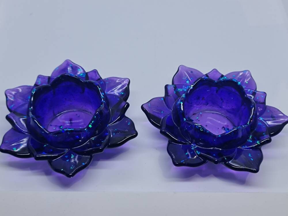 Lotus Flower Candle / Tea Light Holder Etsy UK