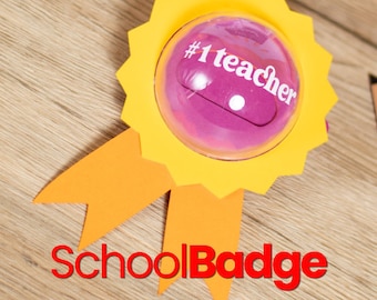 School Badge Candy Holder SVG | Back to School Treat Favor (Digital Download)