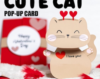 子猫のポップアップ カード、ポップアップ カード、かわいい猫 子猫のポップアップ カード、ポップアップ カード、かわいい猫
