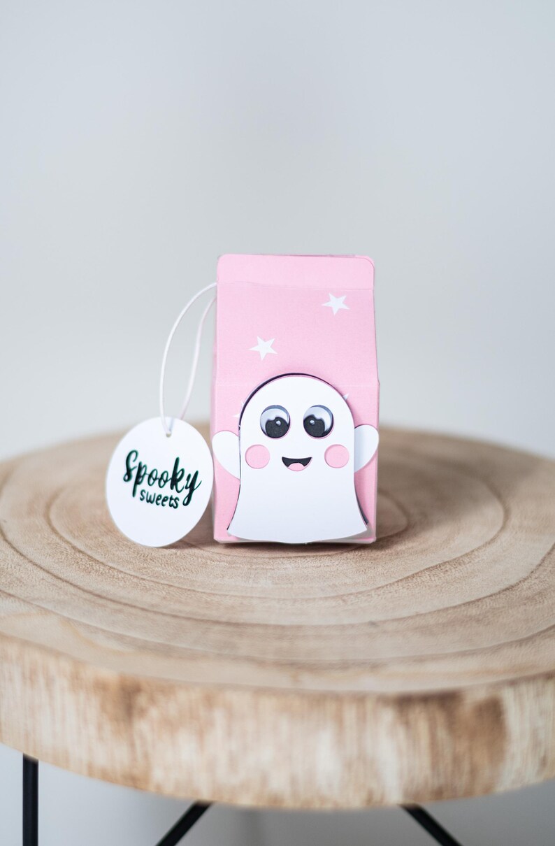 HALLOWEEN Treat N' Treat MILK Boxes Candy Holder, Treat Box, Gift SVG