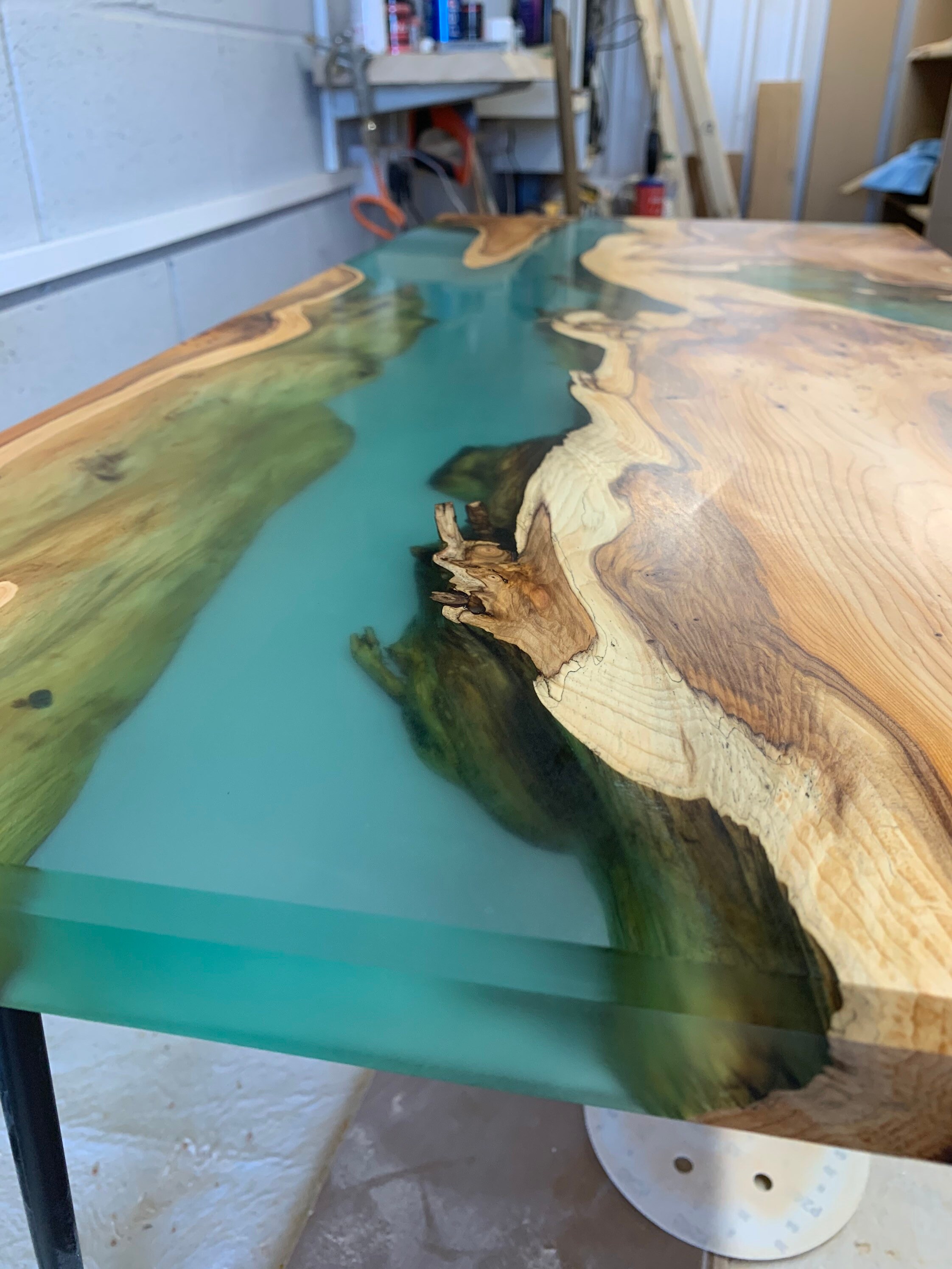 Resin table Etsy