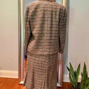 1960's Couture Chanel Fantasy Tweed Suit image 6