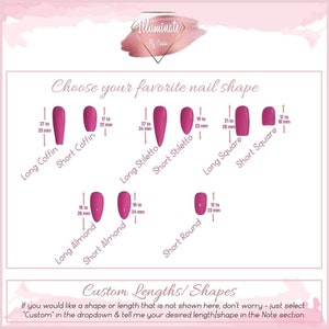 Press On Nails Pink Pressons Pink White Ombre Gel Nails Cotton Candy Pink Nails Acrylic Nails False Nails Glitter Nails image 10