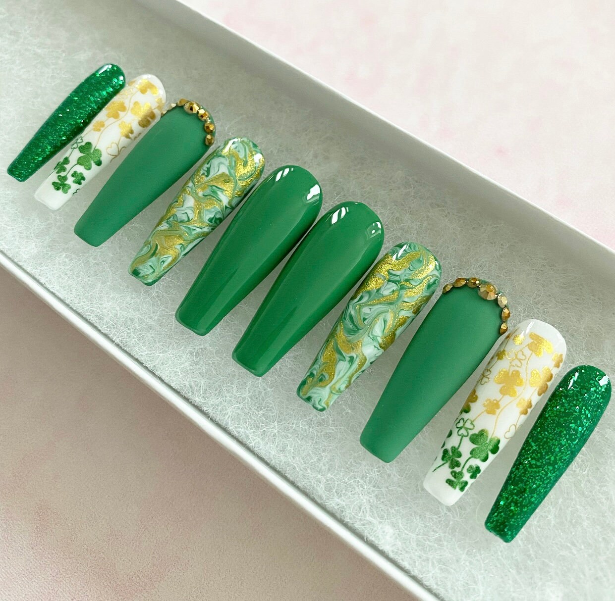 St Patricks Day Press on Nails Saint Patricks Pressons - Etsy Hong Kong St Patricks Day Press on Nails Saint Patricks Pressons - Etsy Hong Kong