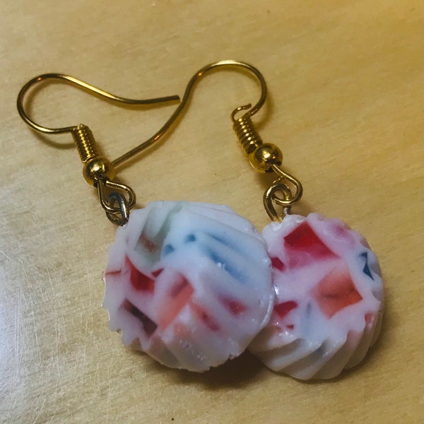 Mosaic Jello Earrings