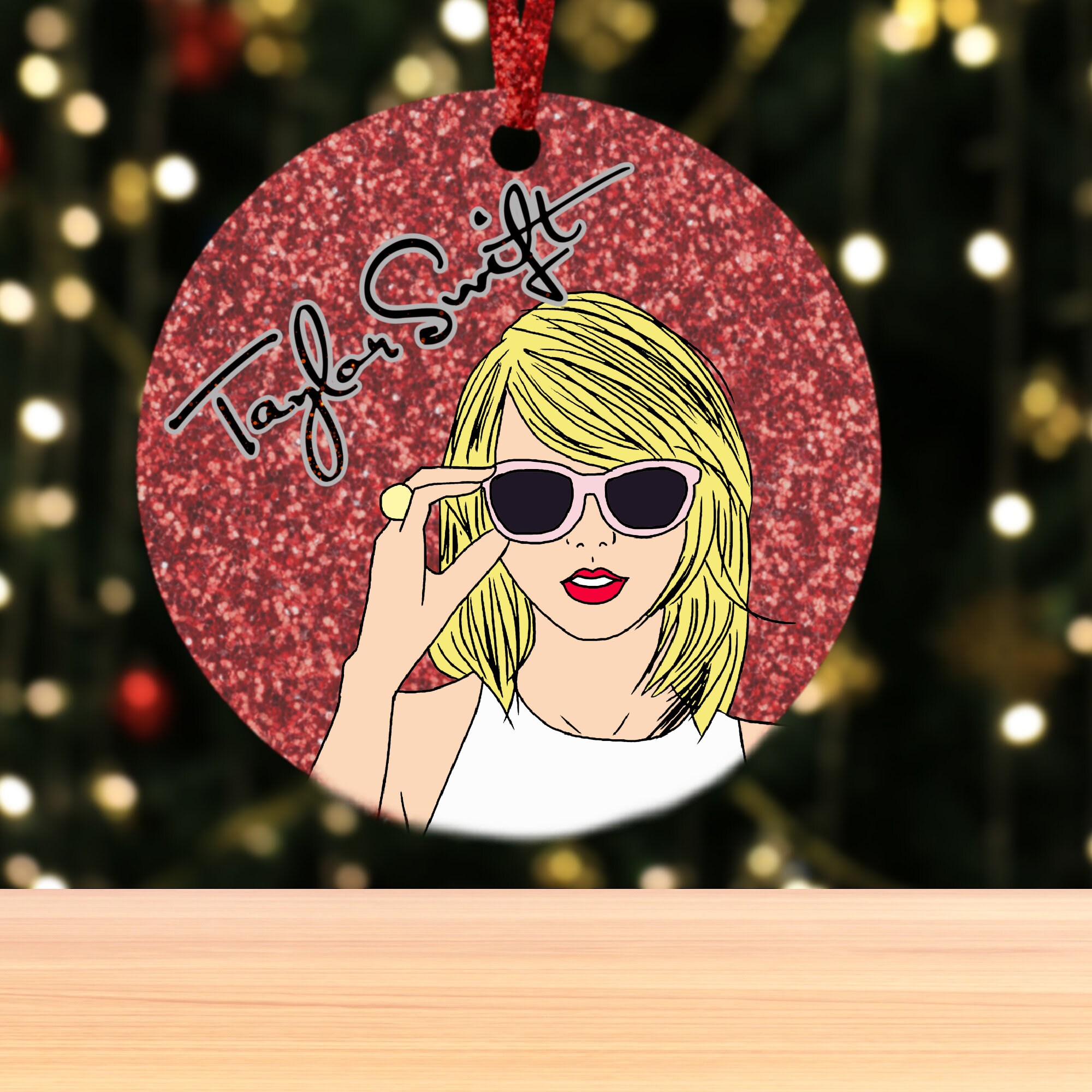 Taylor Swift Ornament Taylor Swift Christmas Taylor Swift Etsy