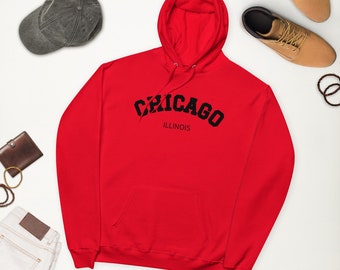 Chicago Sweatshirt Hoodie Unisex / Illinois Sweatshirt / Chicago Hoodie / Illinois Hoodie / Chicago Shirt / Stadt Shirt