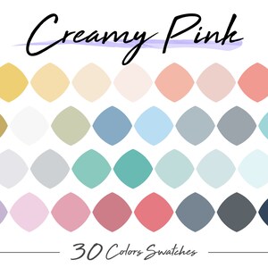 The color palette, procreate, swatches color, Handpicked colors to help you with your designs