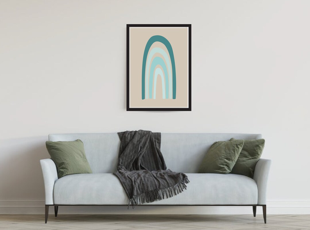 Printable Wall Art, Green Bedroom Wall Art, Neutral Wall Art, Abstract