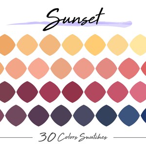 The color palette, procreate, swatches color, Handpicked colors to help you with your designs