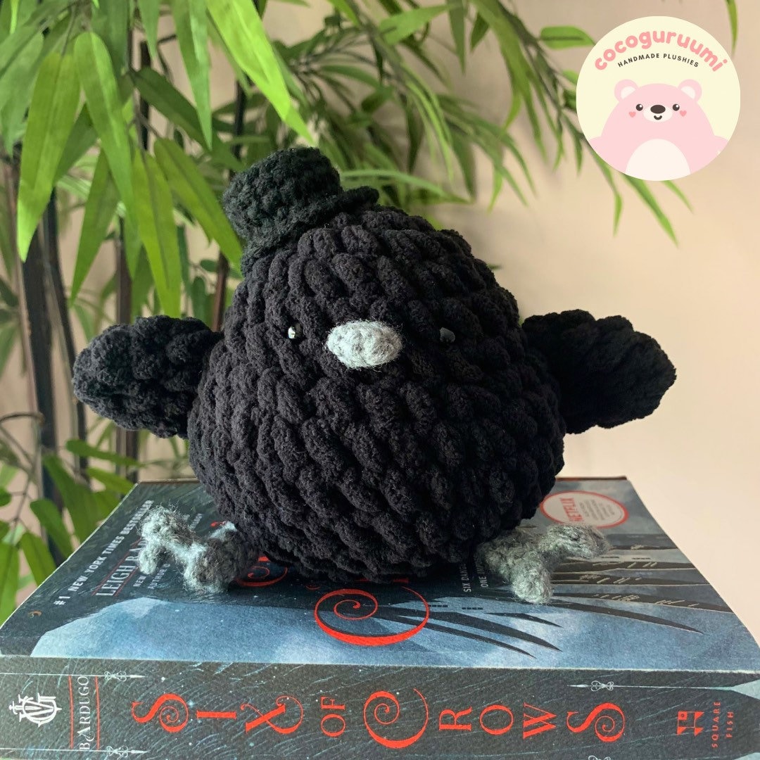 PDF PATTERN Six of Crowsinspired Crow Plush Crochet Crow Etsy