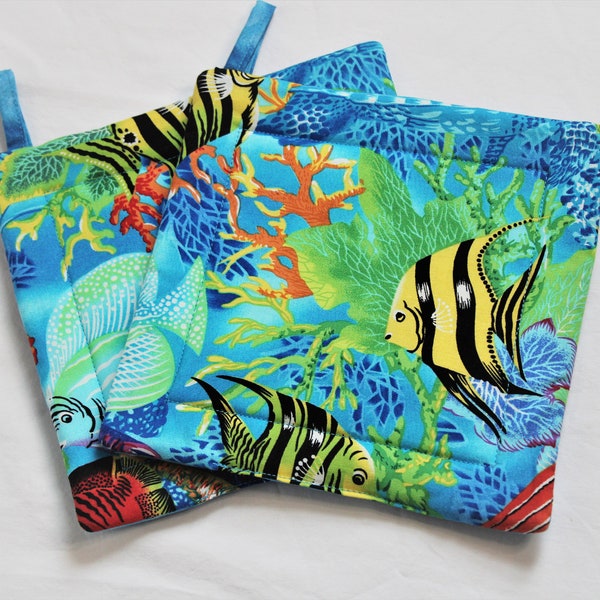 Fish Themed Pot Holder Etsy