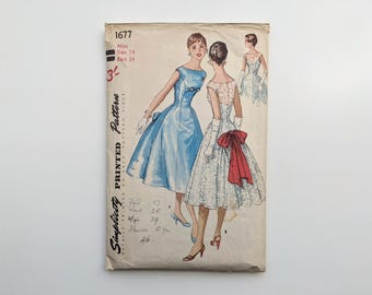 PATRON DE COUTURE Vintage Années 1950 B34 Robe Wiggle Et Veste (1047 PATRON DE COUTURE Vintage Années 1950 B34 Robe Wiggle Et Veste (1047