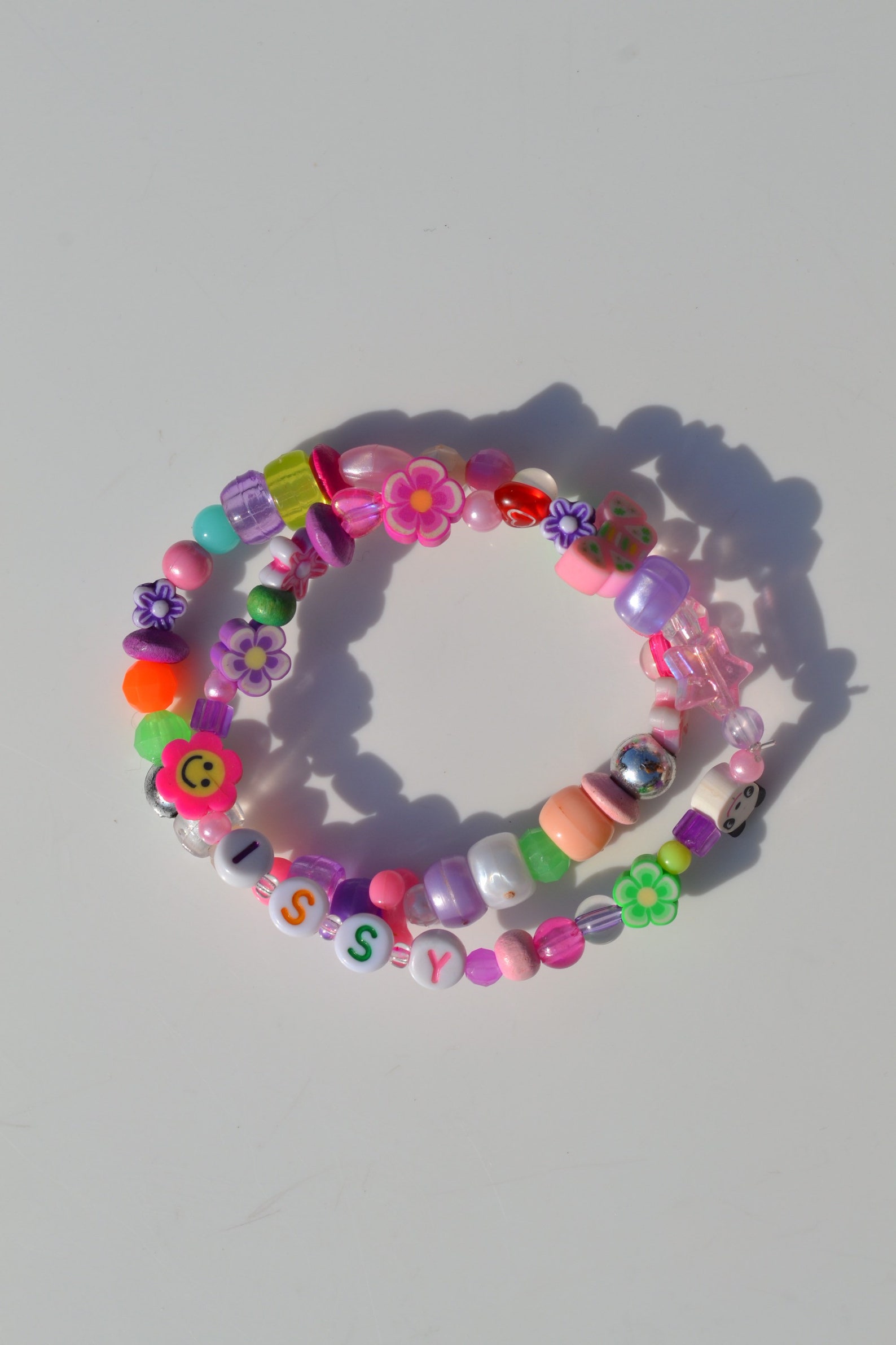 Y2k Random Multicoloured Bracelet Etsy UK