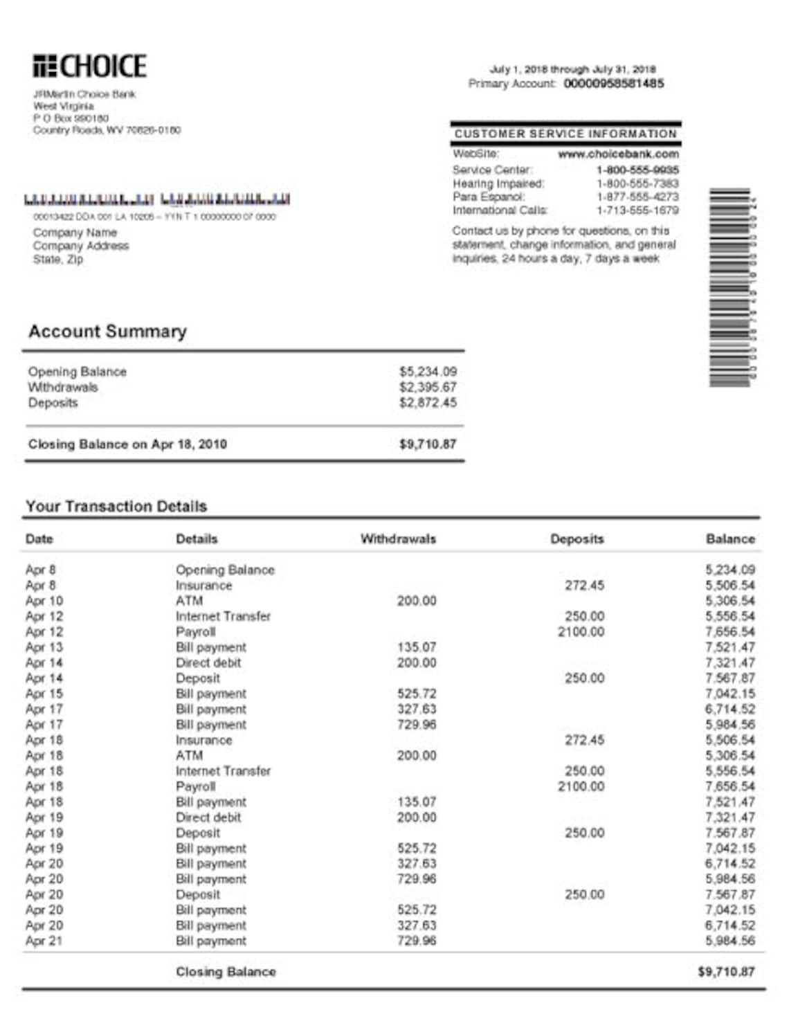 sample-bank-statement-etsy