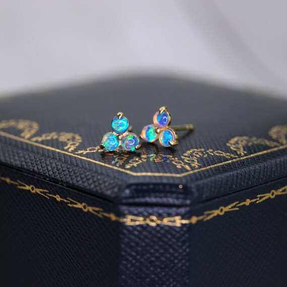 Opal cheap cluster earrings