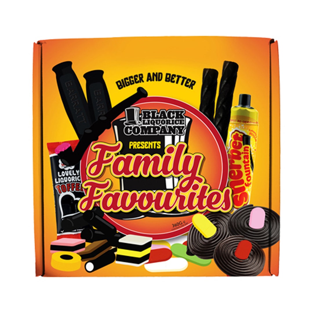 Liquorice Family Favourites Gift Box Etsy UK