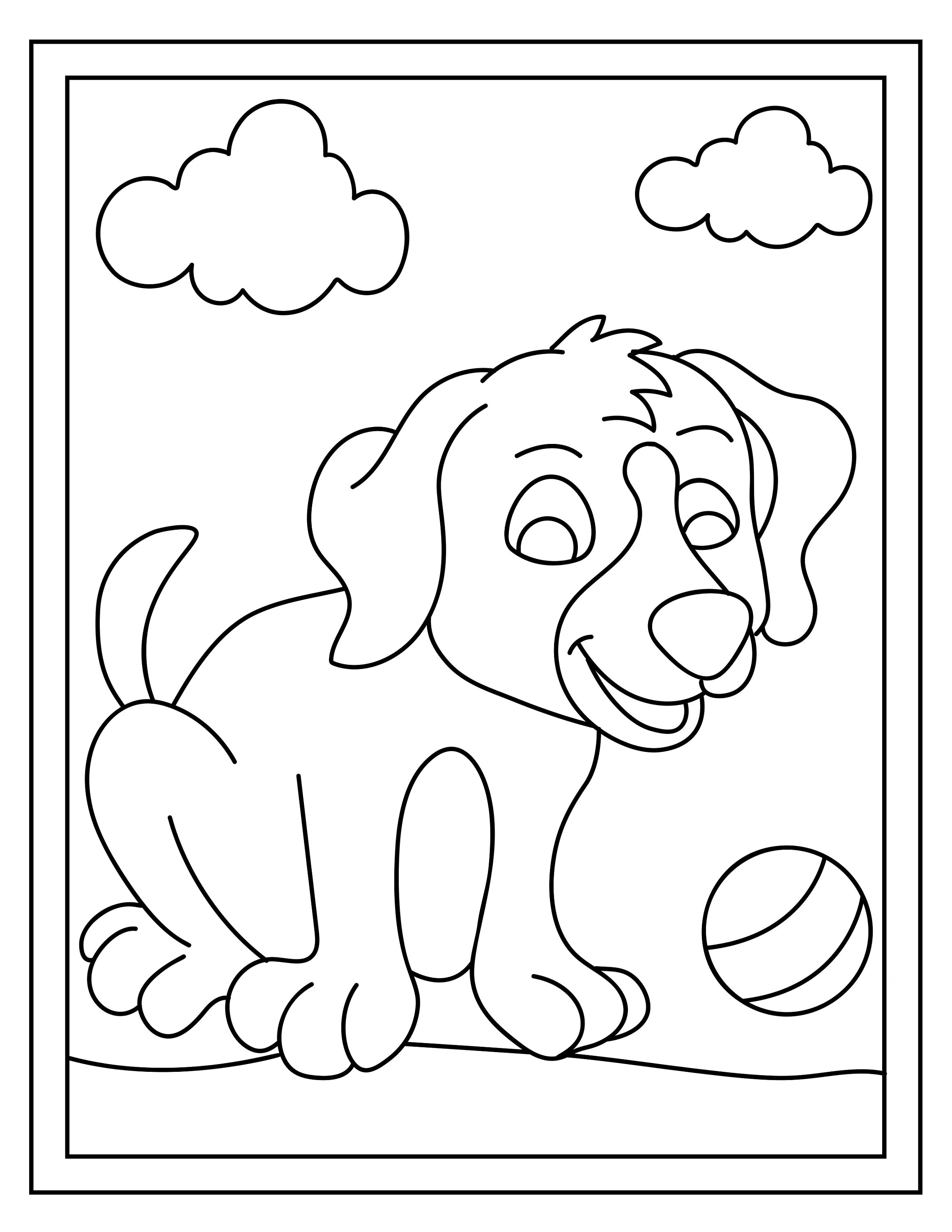 Domestic Animals 16 Printable Coloring Pages | Etsy