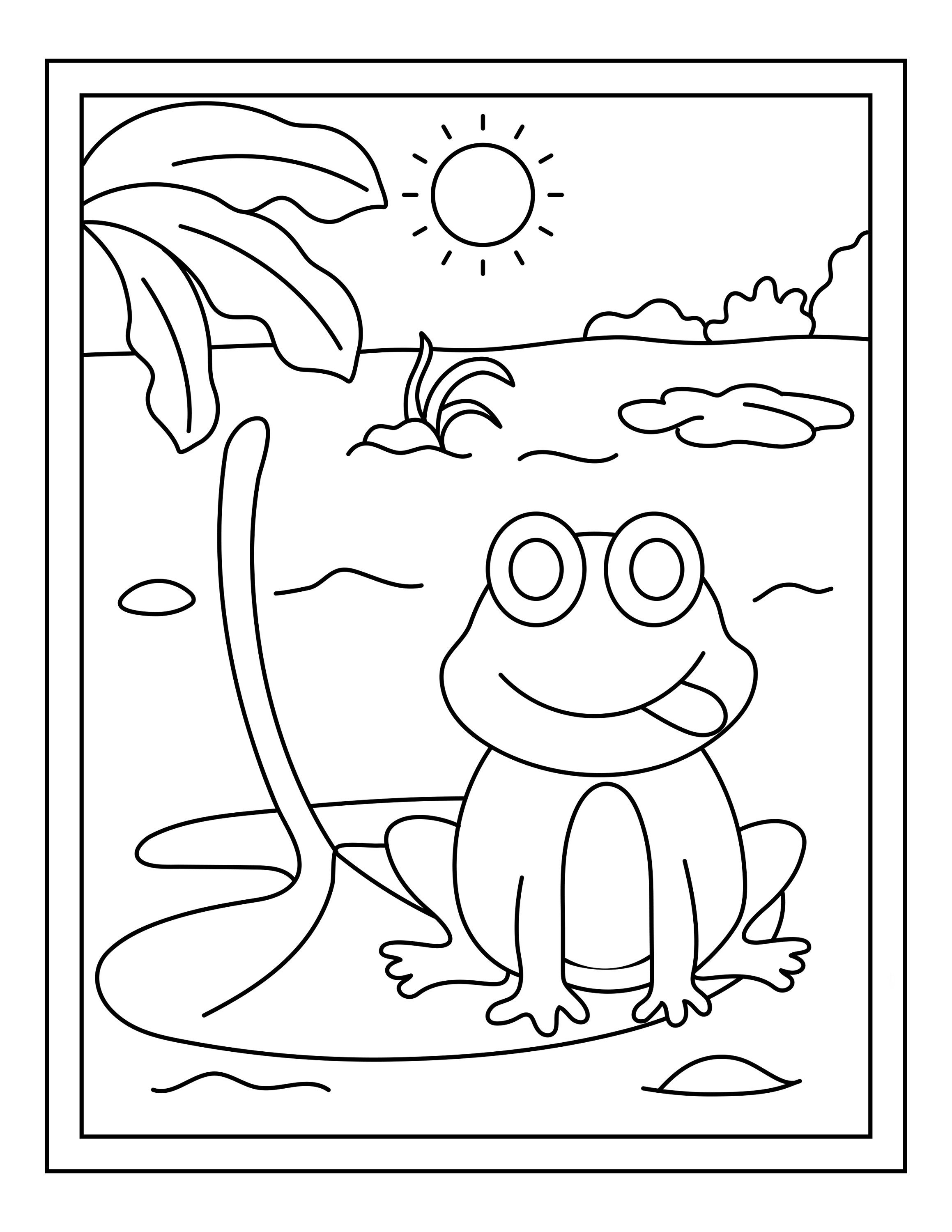 Nature Printable 16 Coloring Pages Etsy Nederland