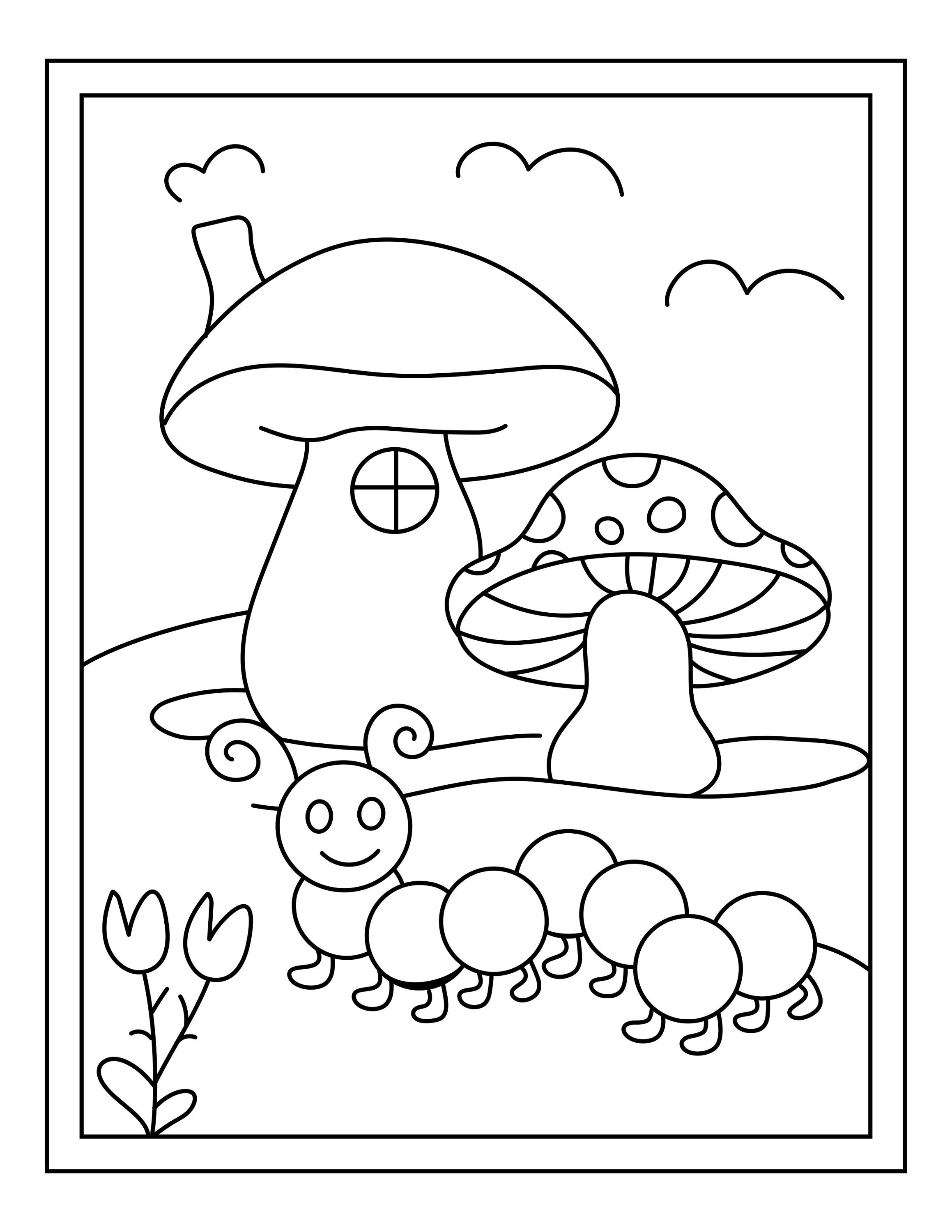 Nature Printable 16 Coloring Pages | Etsy