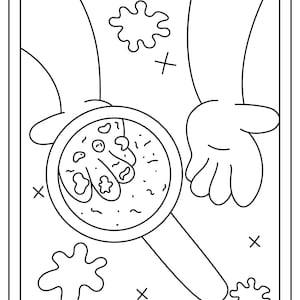 Germs Printable 16 Coloring Pages Bild 4