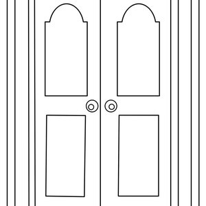 Doors 16 Coloring Printable Pages - Etsy UK