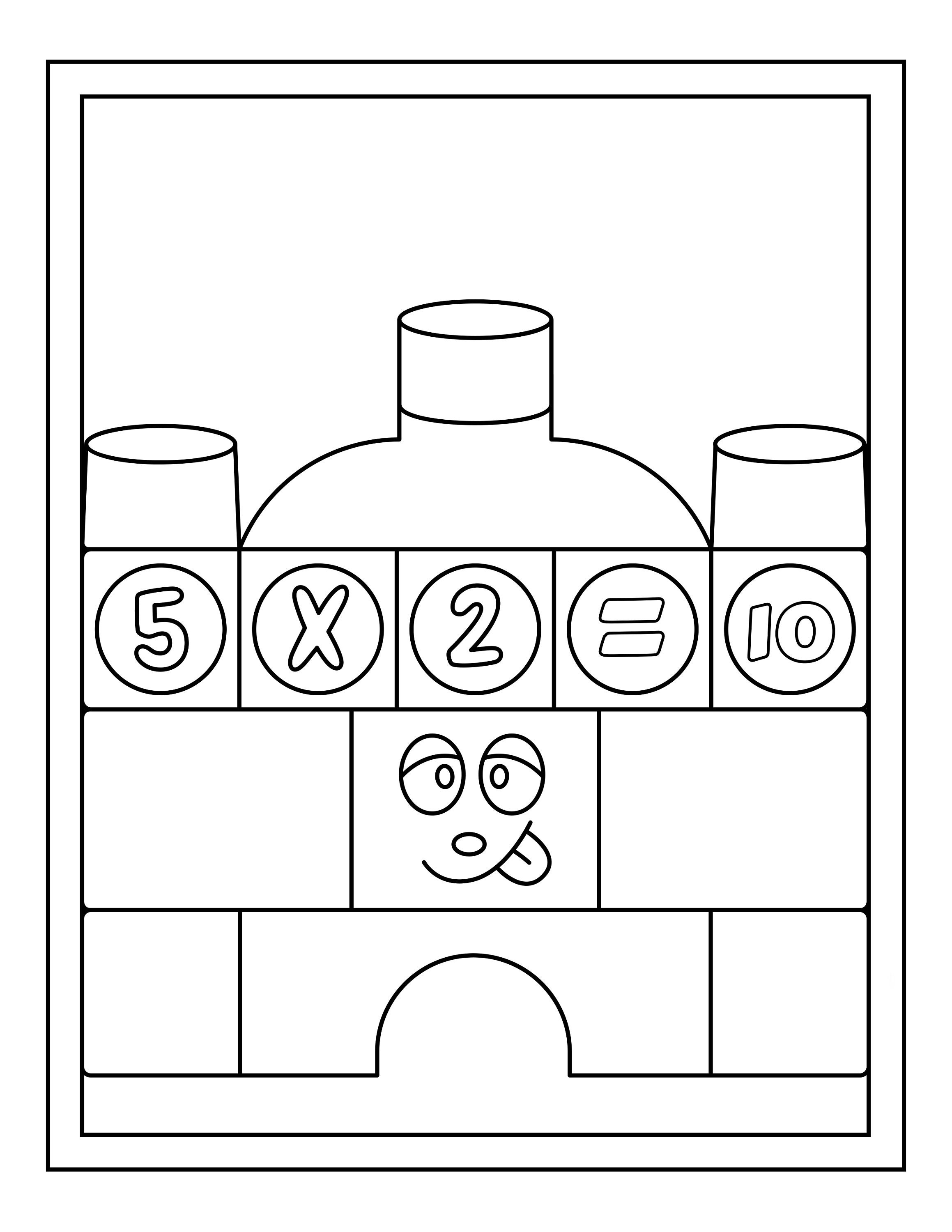 Blocks Coloring Pages 16 pages - Etsy