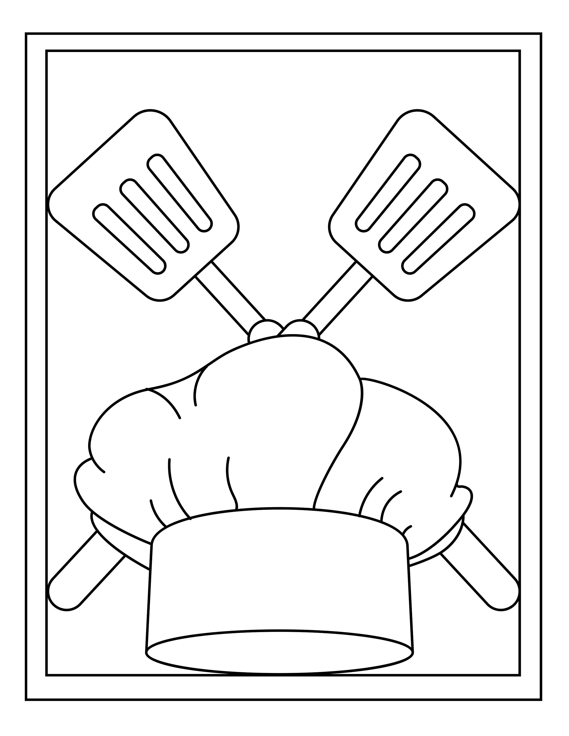 Barbeque Printable Coloring pages 16 pages | Etsy