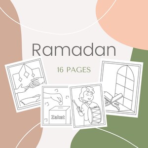 Ramadan Printable 16 Coloring Pages