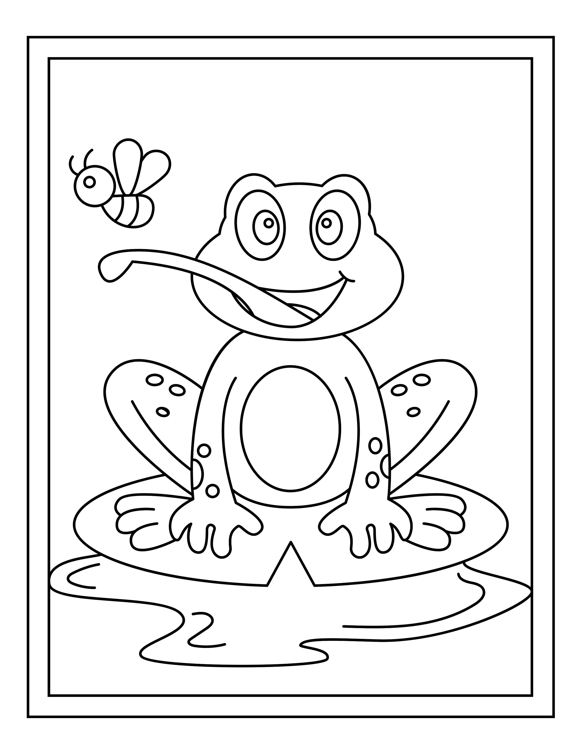 Cute Frogs 16 Printable Pages - Etsy UK